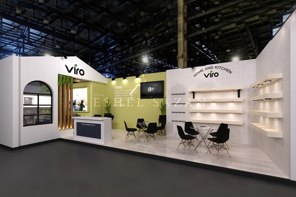 طراحی غرفه شرکت ویرو
